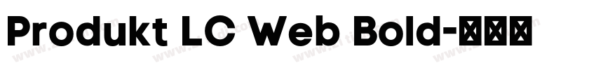 Produkt LC Web Bold字体转换